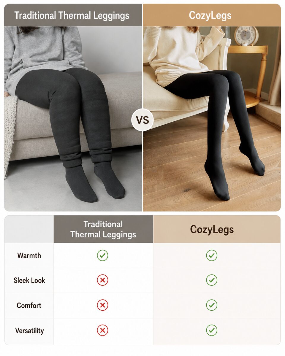 CozyLegs Fleece-Lined Tights
