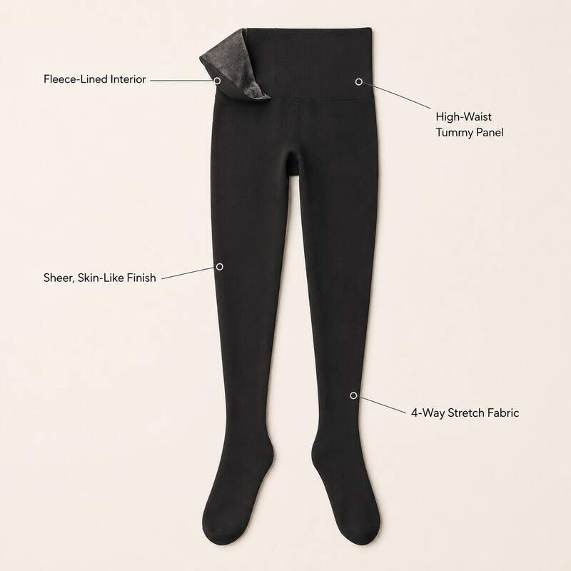 CozyLegs Fleece-Lined Tights
